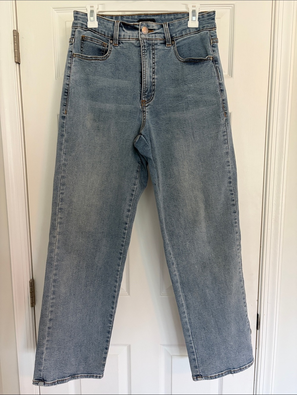 Universal Standard Etta High Rise Straight Leg Jeans -